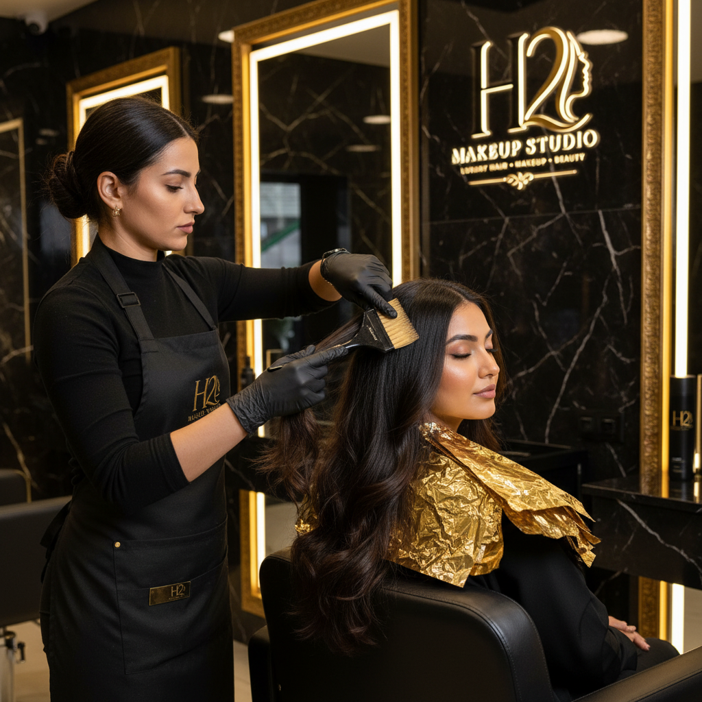 Hair Colour & Highlights | H2 Makeup Studio