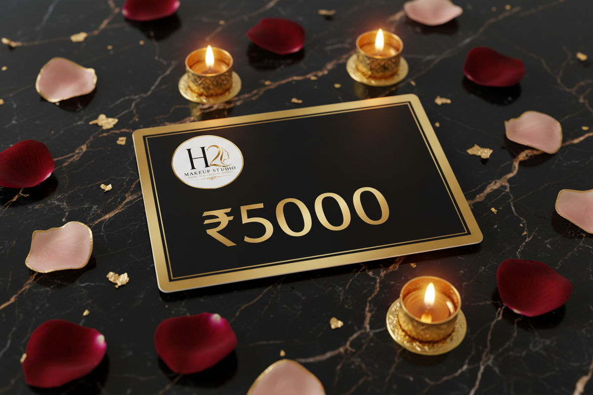 H2 Makeup Studio Digital Gift Card ₹5000 denomination
