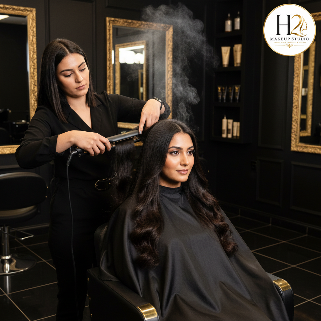 Keratin Smoothening Treatment | H2 Makeup Studio